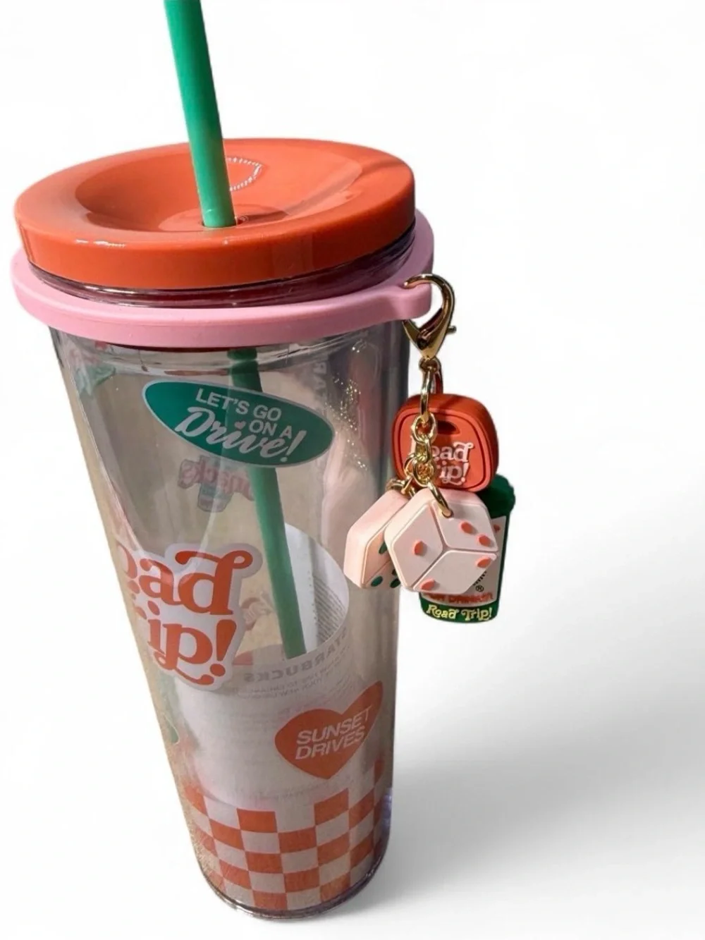 DANDY WORLDWIDE + Starbucks Road Trip! Red & Green Travel Cup